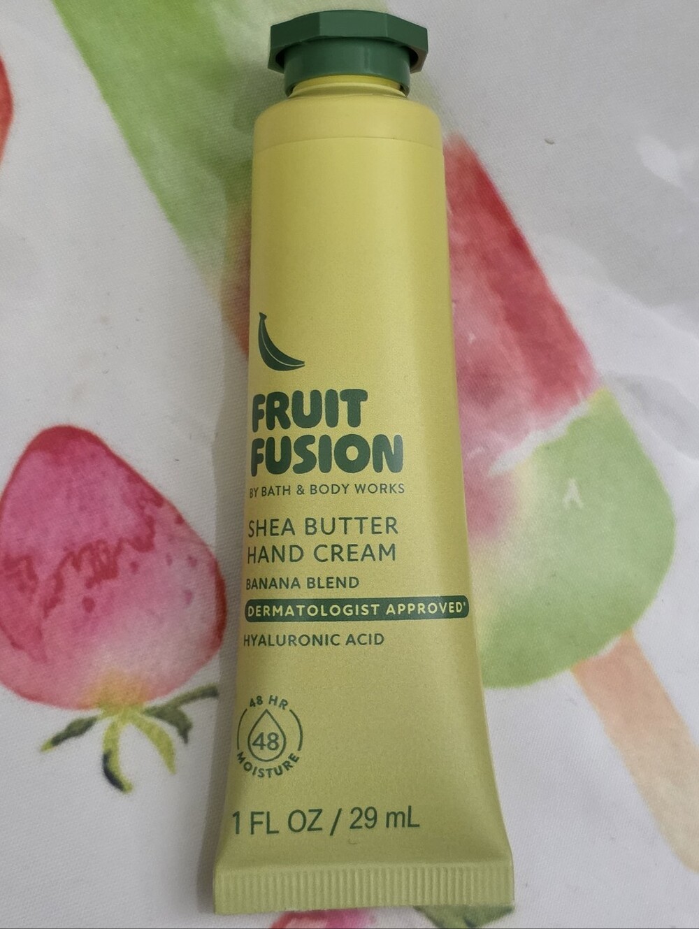 Bath & Body Works Fruit Fusion Banana Blend Shea Butter Hand Cream 1oz NEW RARE
